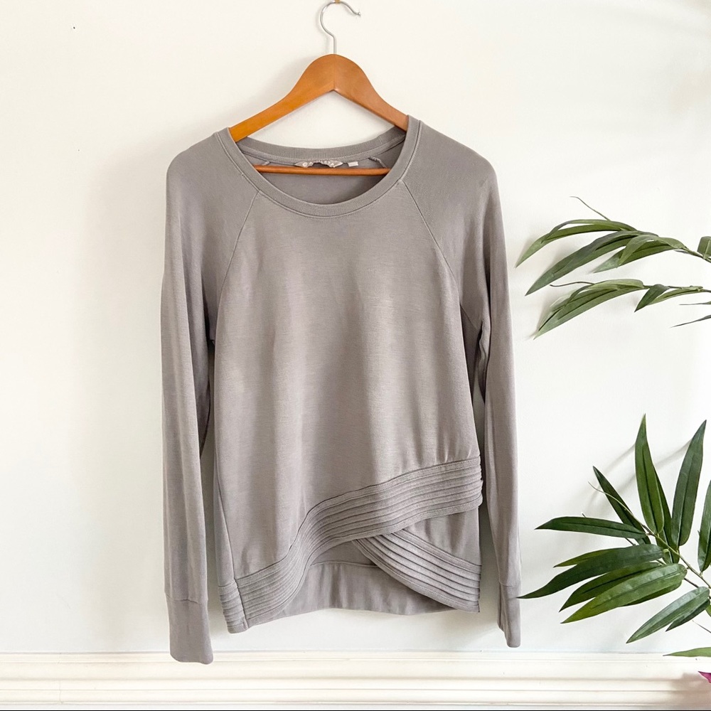 Athleta Criss Cross Serenity Sweatshirt